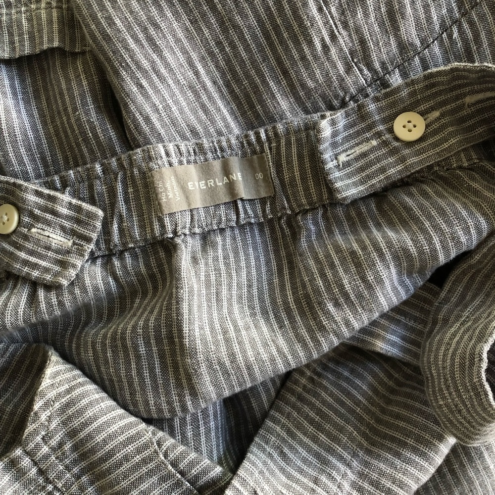 square neck linen jumpsuit - Picture 6 of 6